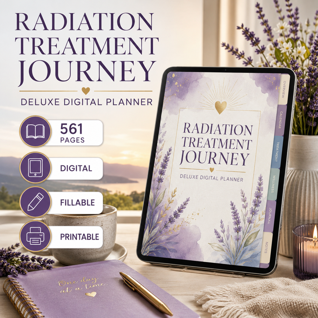 Radiation Treatment Journey Deluxe Digital Planner — listing image 10