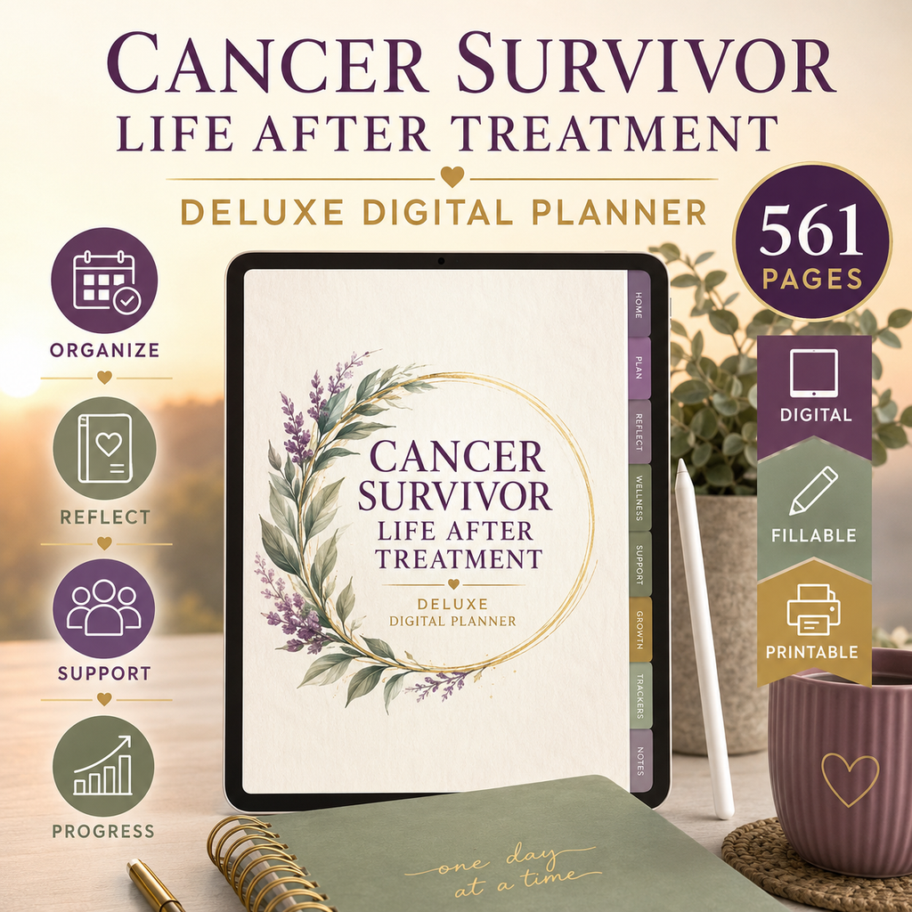 Life After Cancer Treatment Deluxe Digital Planner — listing image 07