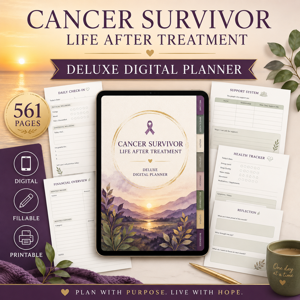 Life After Cancer Treatment Deluxe Digital Planner — listing image 08