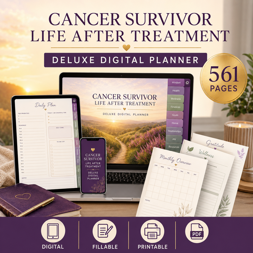 Life After Cancer Treatment Deluxe Digital Planner — listing image 09