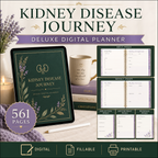 Kidney Disease Journey Deluxe Digital Health Planner — listing image 03
