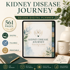 Kidney Disease Journey Deluxe Digital Health Planner — listing image 07