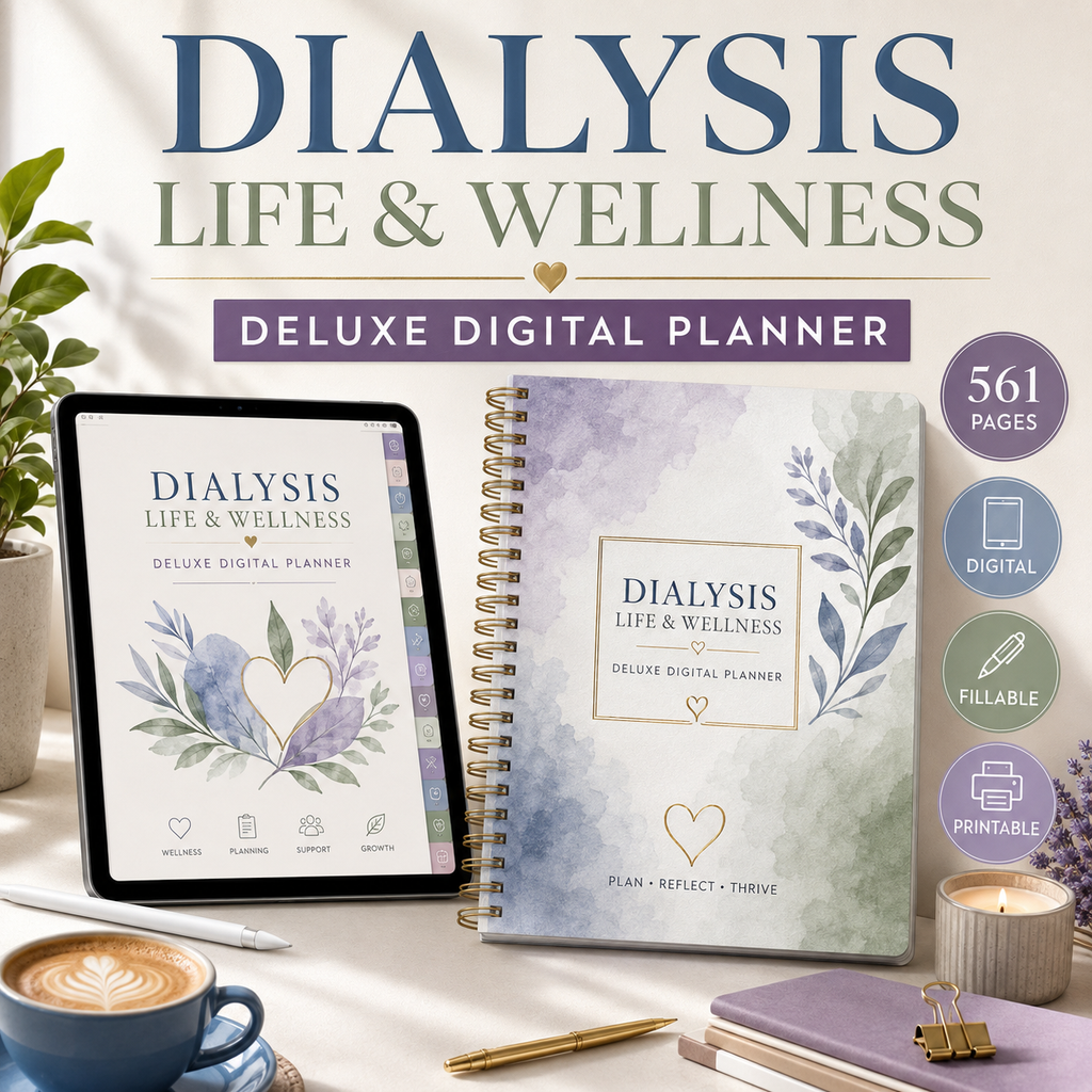 Dialysis Life and Wellness Deluxe Digital Planner — listing image 01