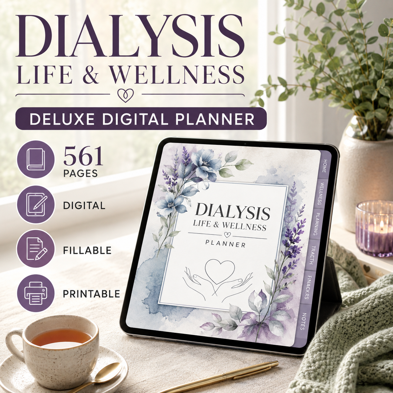 Dialysis Life and Wellness Deluxe Digital Planner — listing image 05
