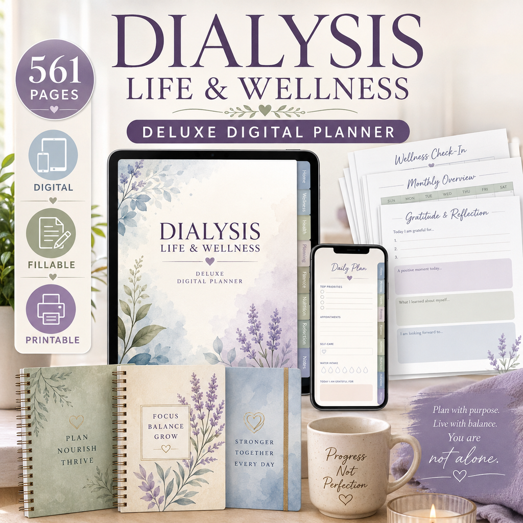 Dialysis Life and Wellness Deluxe Digital Planner — listing image 06