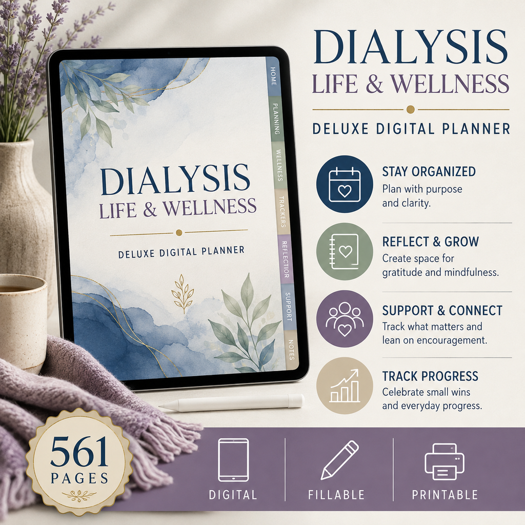 Dialysis Life and Wellness Deluxe Digital Planner — listing image 07