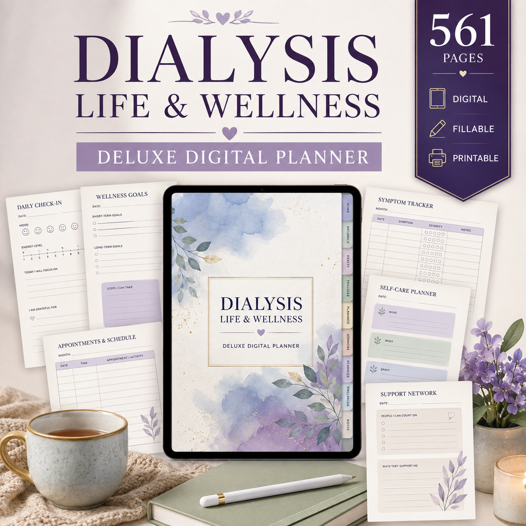 Dialysis Life and Wellness Deluxe Digital Planner — listing image 08