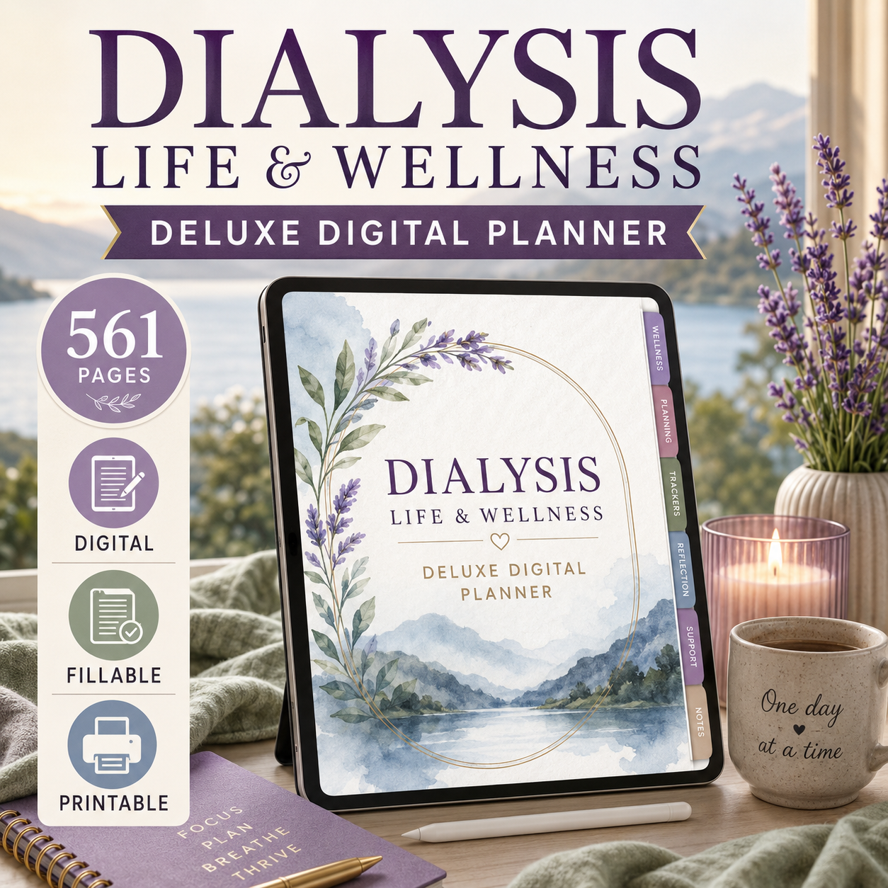 Dialysis Life and Wellness Deluxe Digital Planner — listing image 10