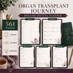 Organ Transplant Journey Deluxe Digital Planner — listing image 03