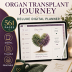 Organ Transplant Journey Deluxe Digital Planner — listing image 04