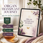 Organ Transplant Journey Deluxe Digital Planner — listing image 05