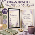 Organ Donor and Recipient Gratitude Deluxe Digital Planner — listing image 01