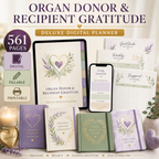 Organ Donor and Recipient Gratitude Deluxe Digital Planner — listing image 06