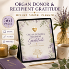 Organ Donor and Recipient Gratitude Deluxe Digital Planner — listing image 10