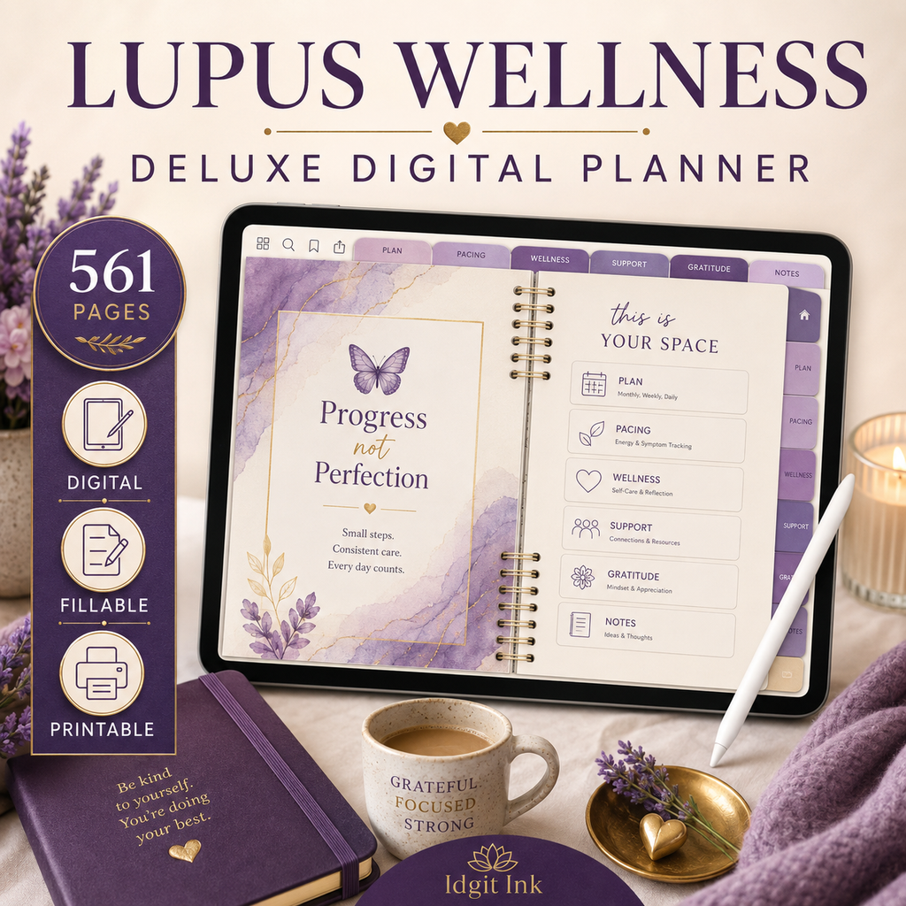 Lupus Wellness Deluxe Digital Planner — listing image 04