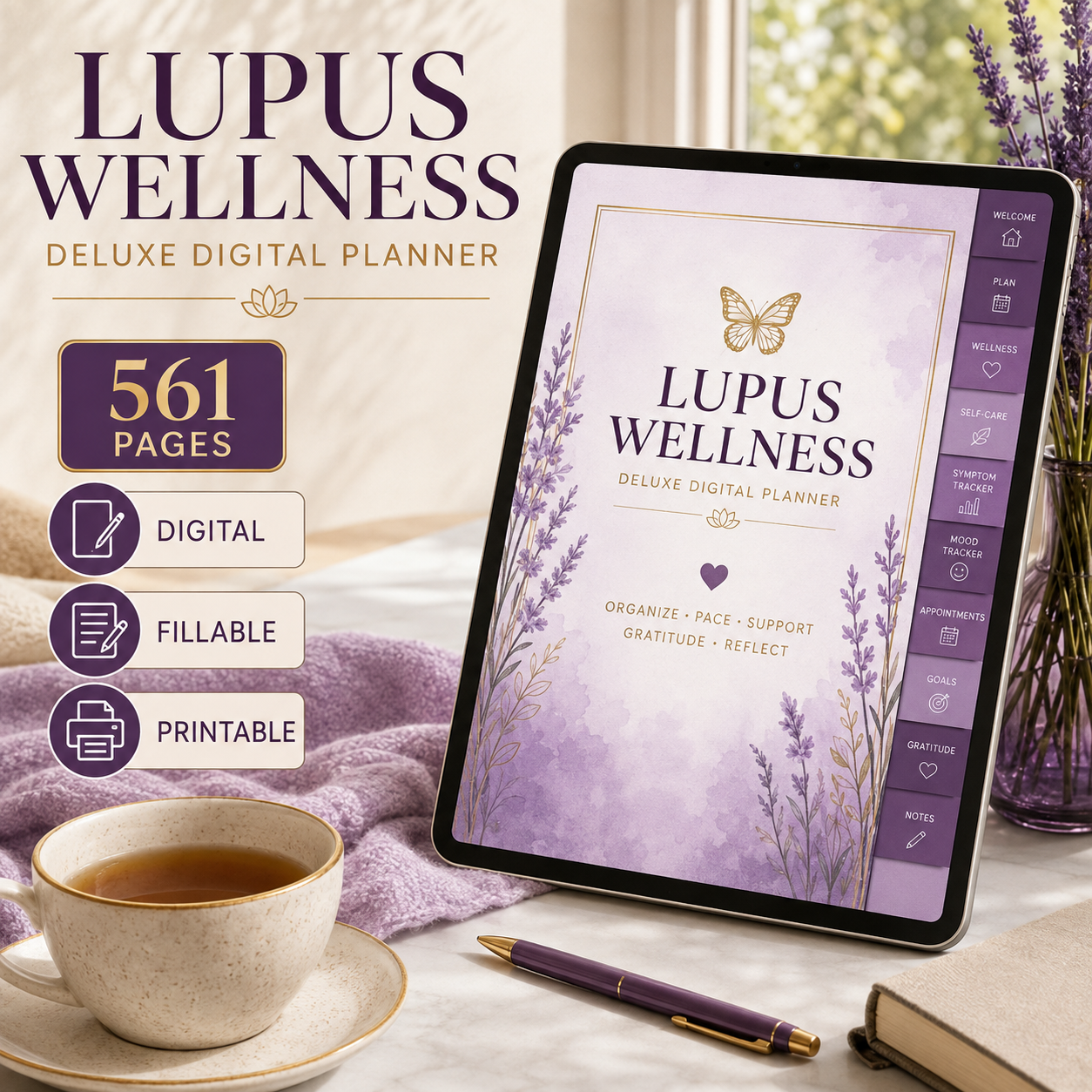 Lupus Wellness Deluxe Digital Planner — listing image 05