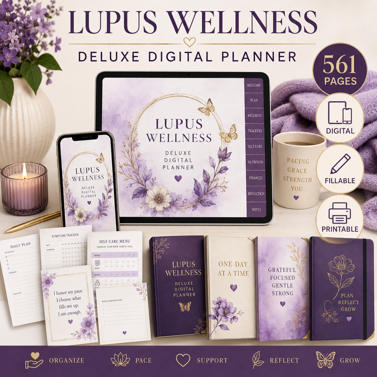 Lupus Wellness Deluxe Digital Planner — listing image 06
