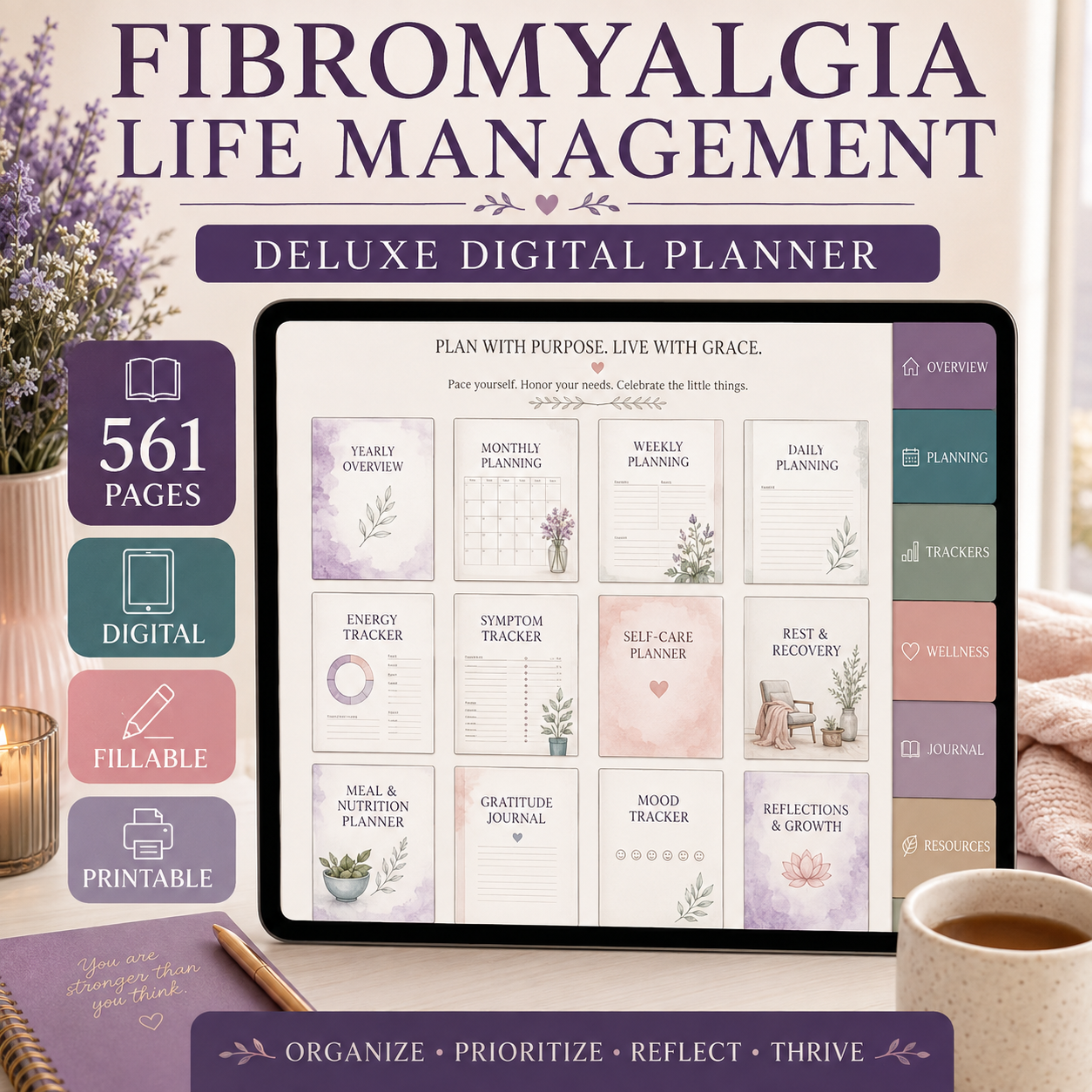 Fibromyalgia Life Management Deluxe Digital Planner — listing image 02