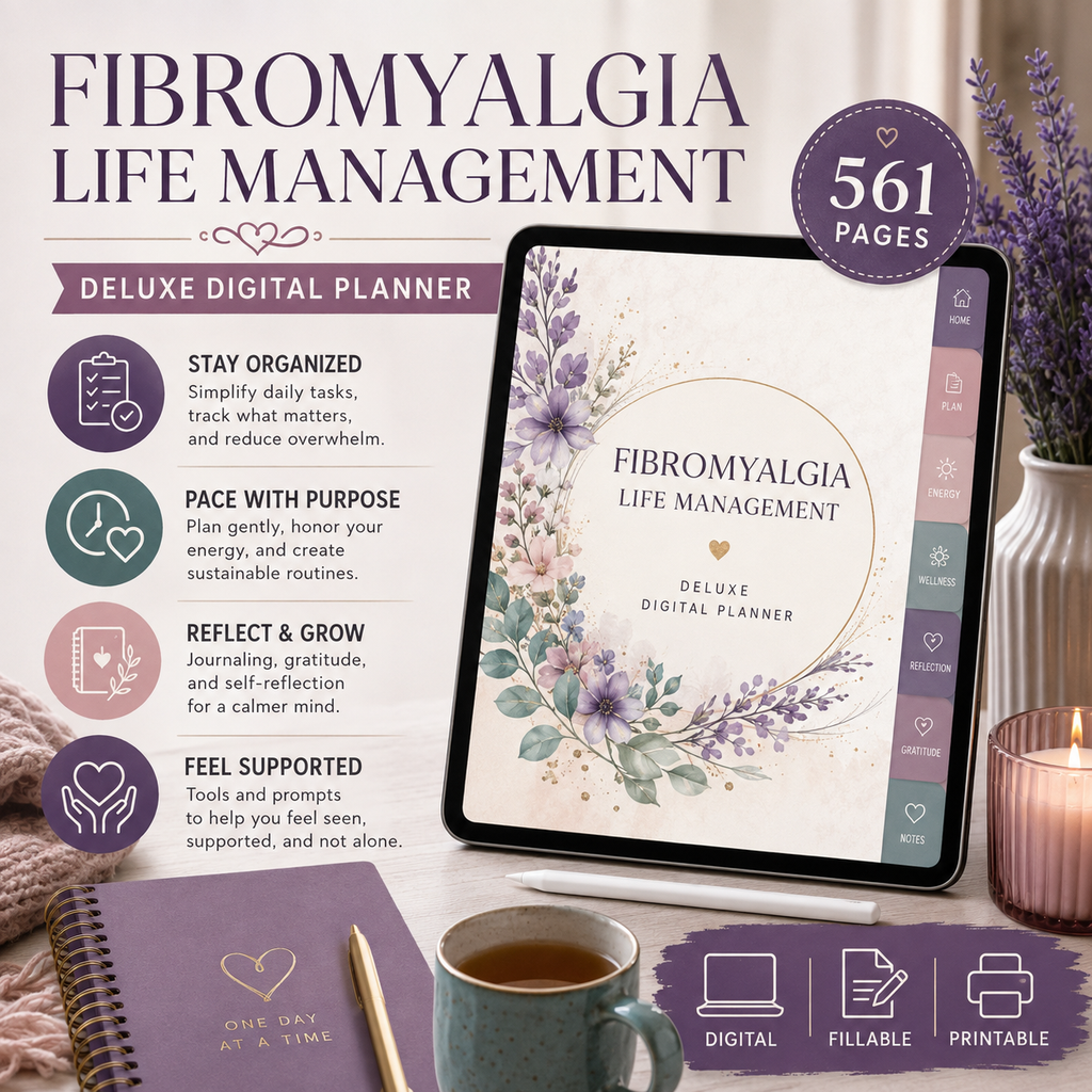 Fibromyalgia Life Management Deluxe Digital Planner — listing image 07