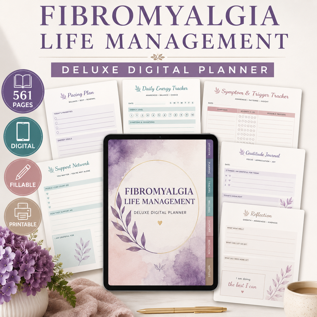 Fibromyalgia Life Management Deluxe Digital Planner — listing image 08