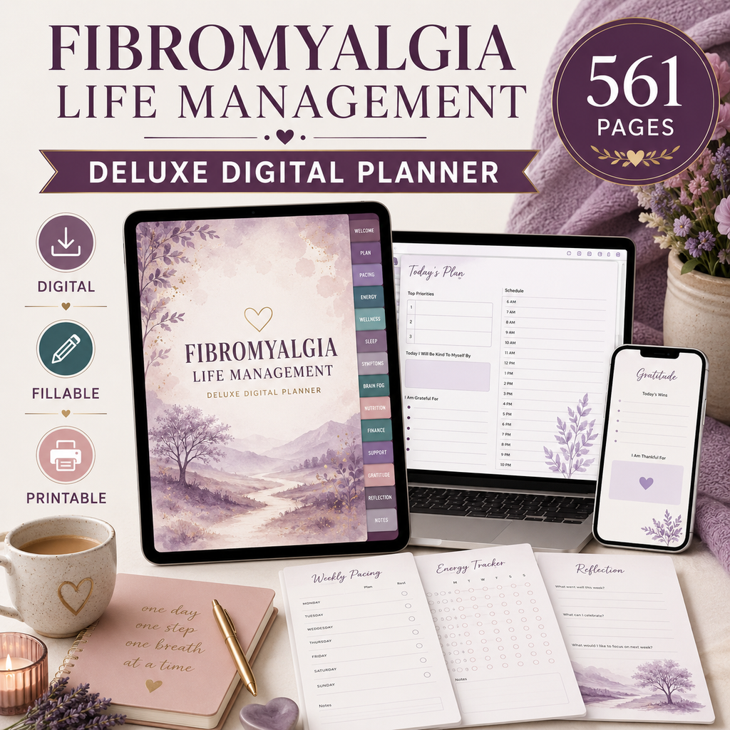 Fibromyalgia Life Management Deluxe Digital Planner — listing image 09