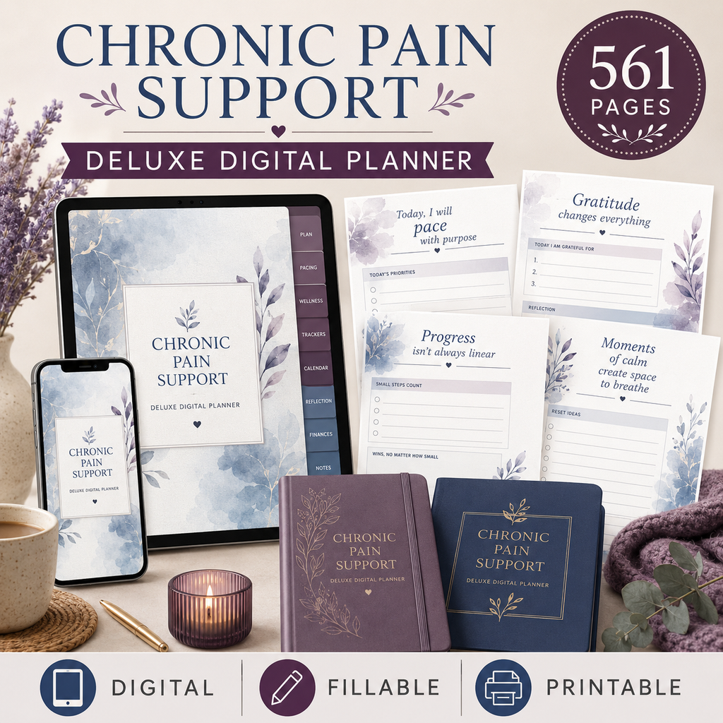 Chronic Pain Support Deluxe Digital Planner — listing image 06