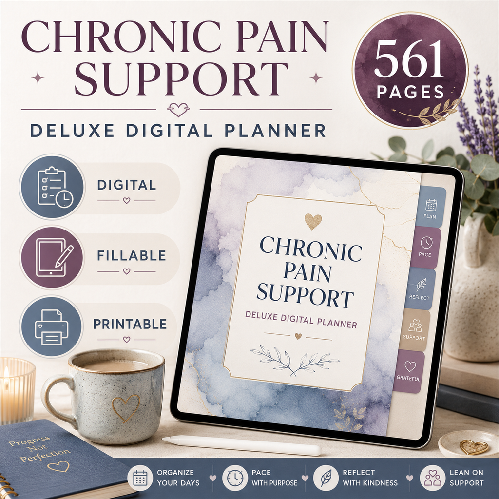 Chronic Pain Support Deluxe Digital Planner — listing image 07