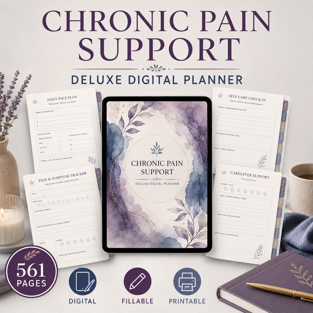 Chronic Pain Support Deluxe Digital Planner — listing image 08