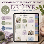 ME-CFS and Chronic Fatigue Support Deluxe Planner — listing image 02