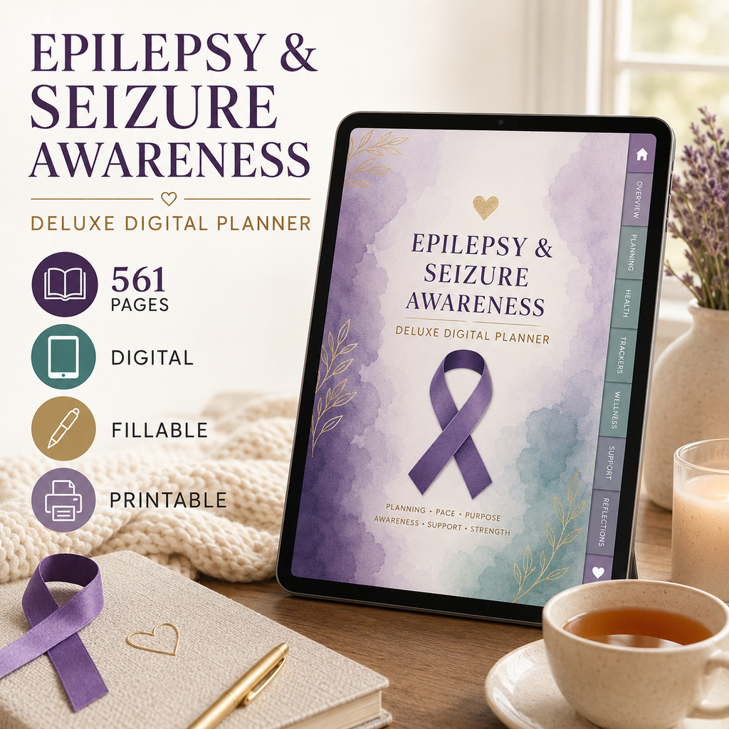 Epilepsy and Seizure Awareness Deluxe Digital Planner — listing image 05