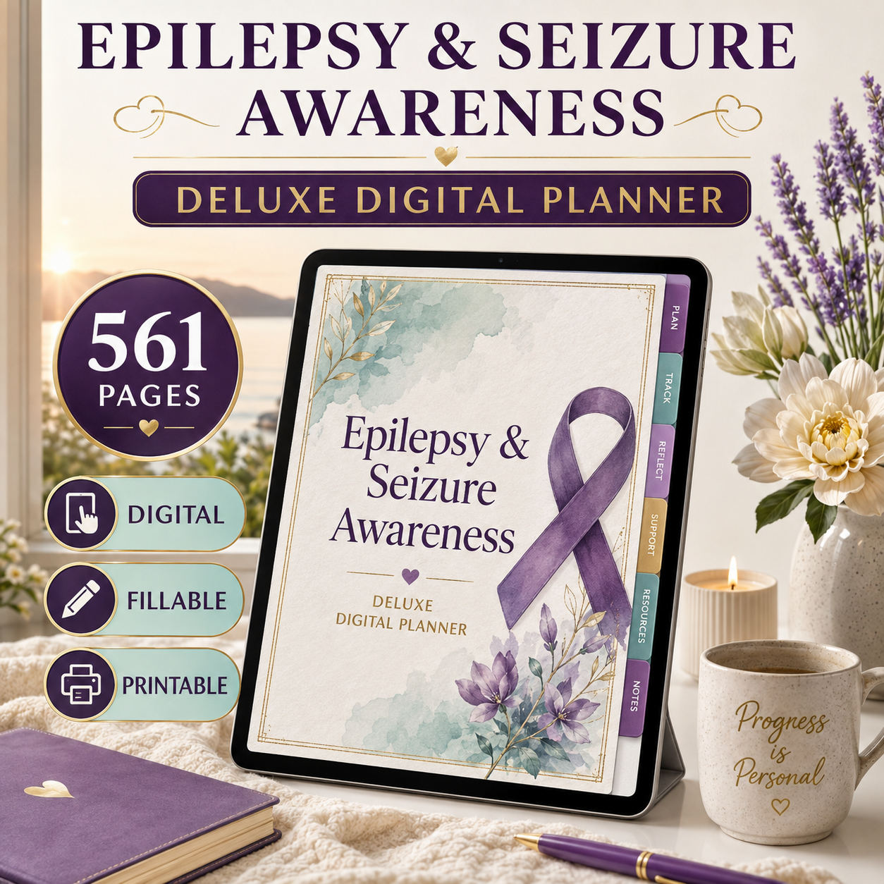Epilepsy and Seizure Awareness Deluxe Digital Planner — listing image 10