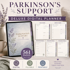 Parkinson's Support Deluxe Digital Planner — listing image 03