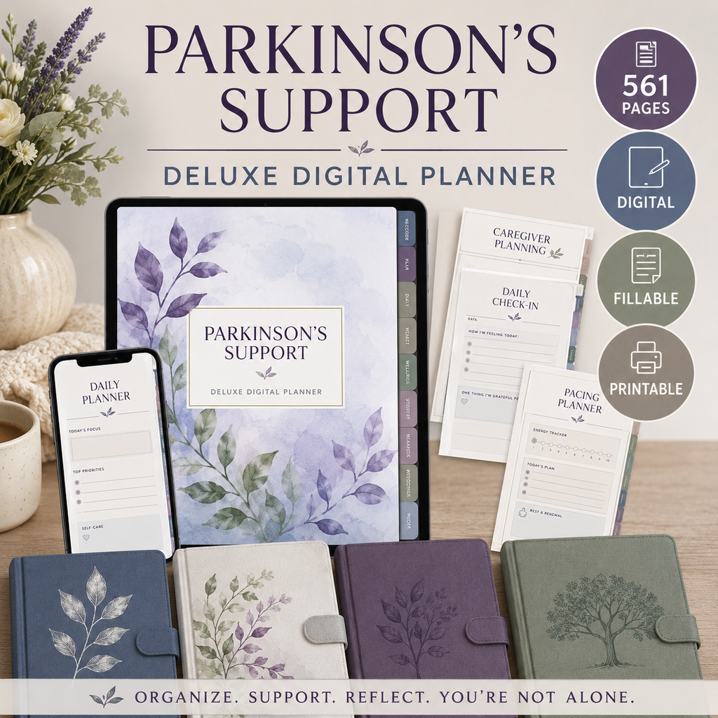 Parkinson's Support Deluxe Digital Planner — listing image 06