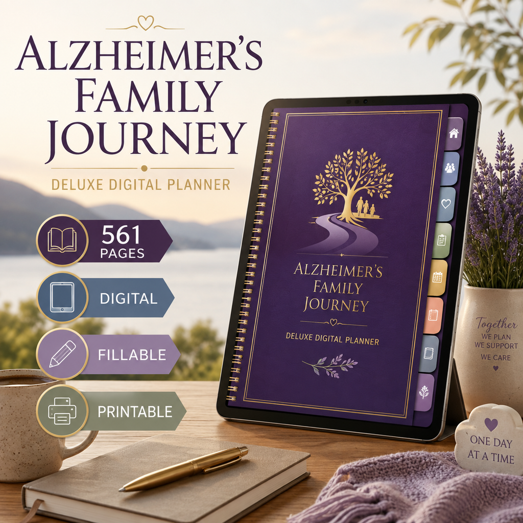 Alzheimer's Family Journey Deluxe Digital Planner — listing image 10