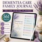 Dementia Care Family Journal and Deluxe Planner — listing image 04