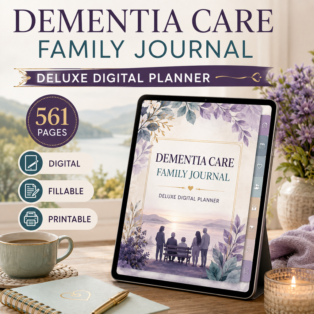 Dementia Care Family Journal and Deluxe Planner — listing image 10