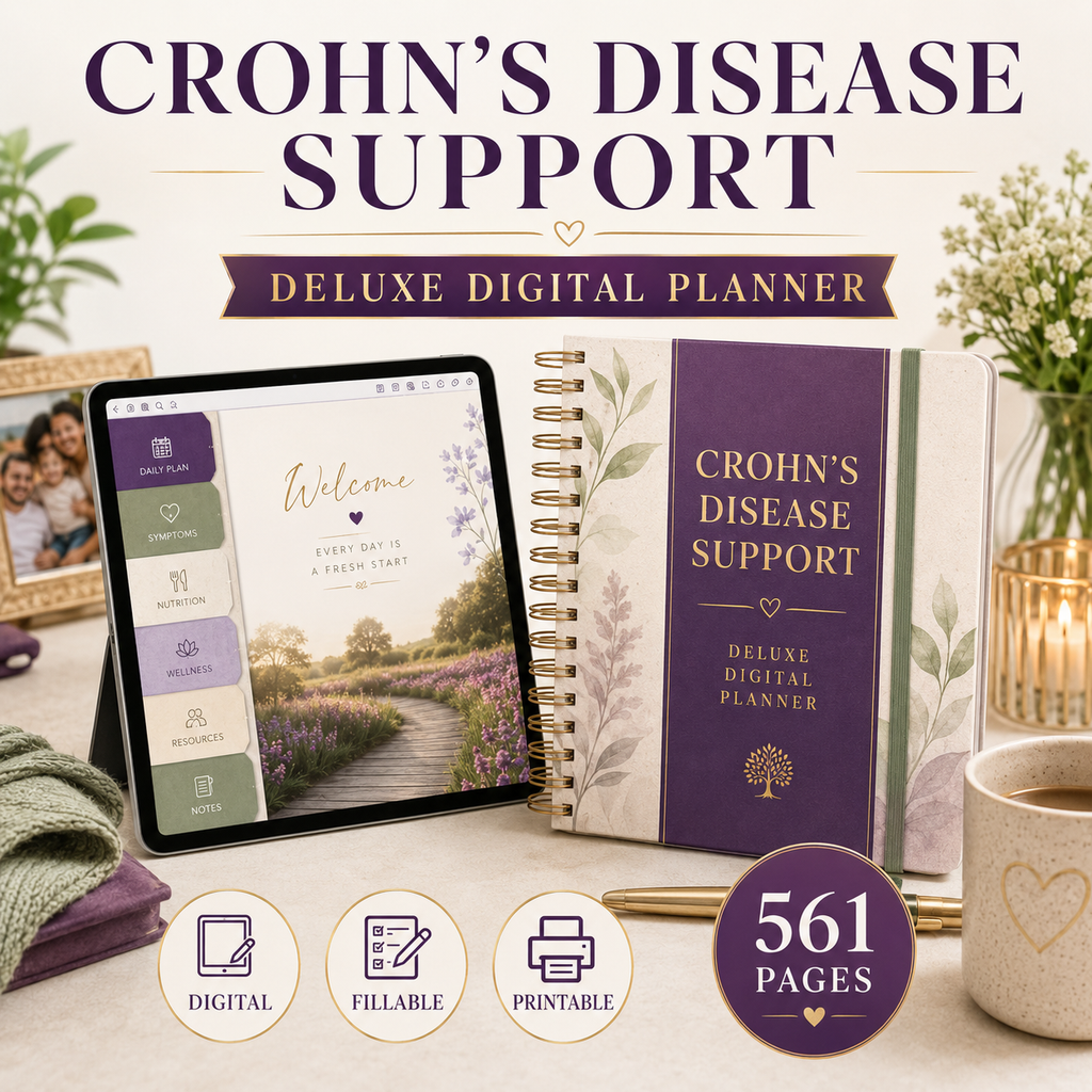 Crohn's Disease Support Deluxe Digital Planner — listing image 01