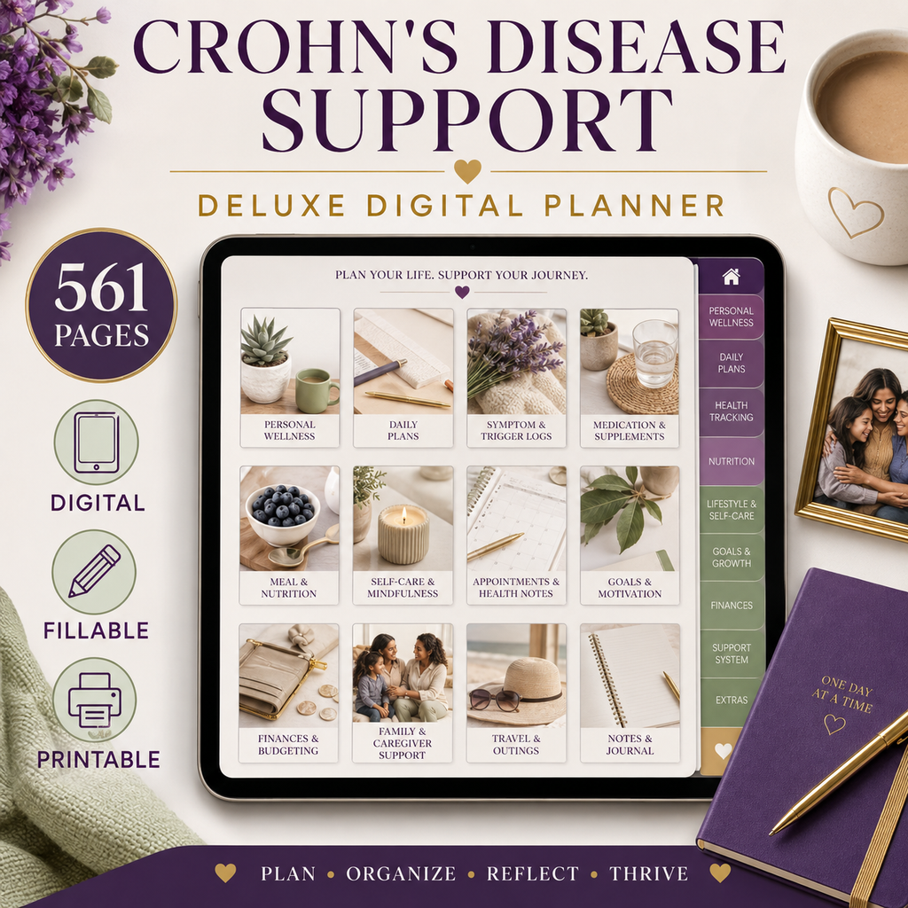 Crohn's Disease Support Deluxe Digital Planner — listing image 02