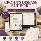 Crohn's Disease Support Deluxe Digital Planner — listing image 09