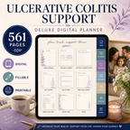 Ulcerative Colitis Support Deluxe Digital Planner — listing image 02