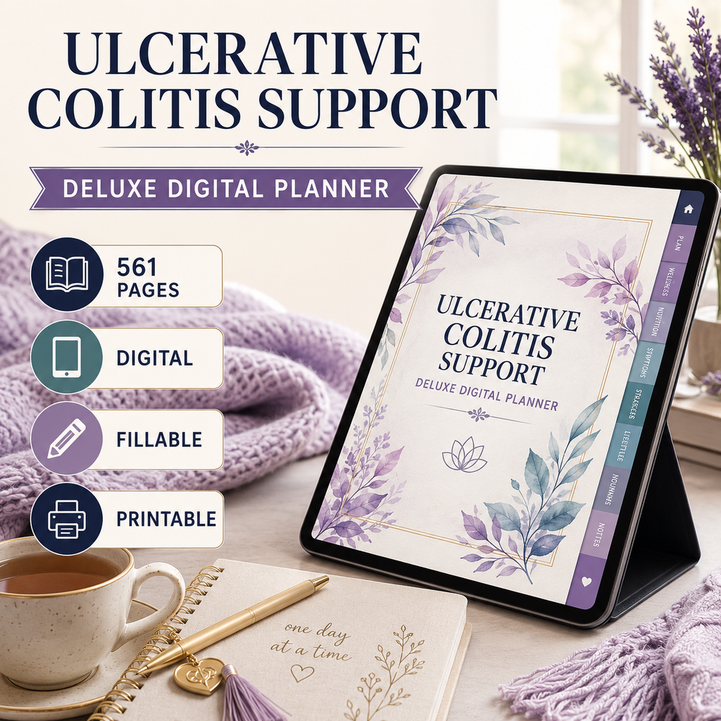 Ulcerative Colitis Support Deluxe Digital Planner — listing image 05