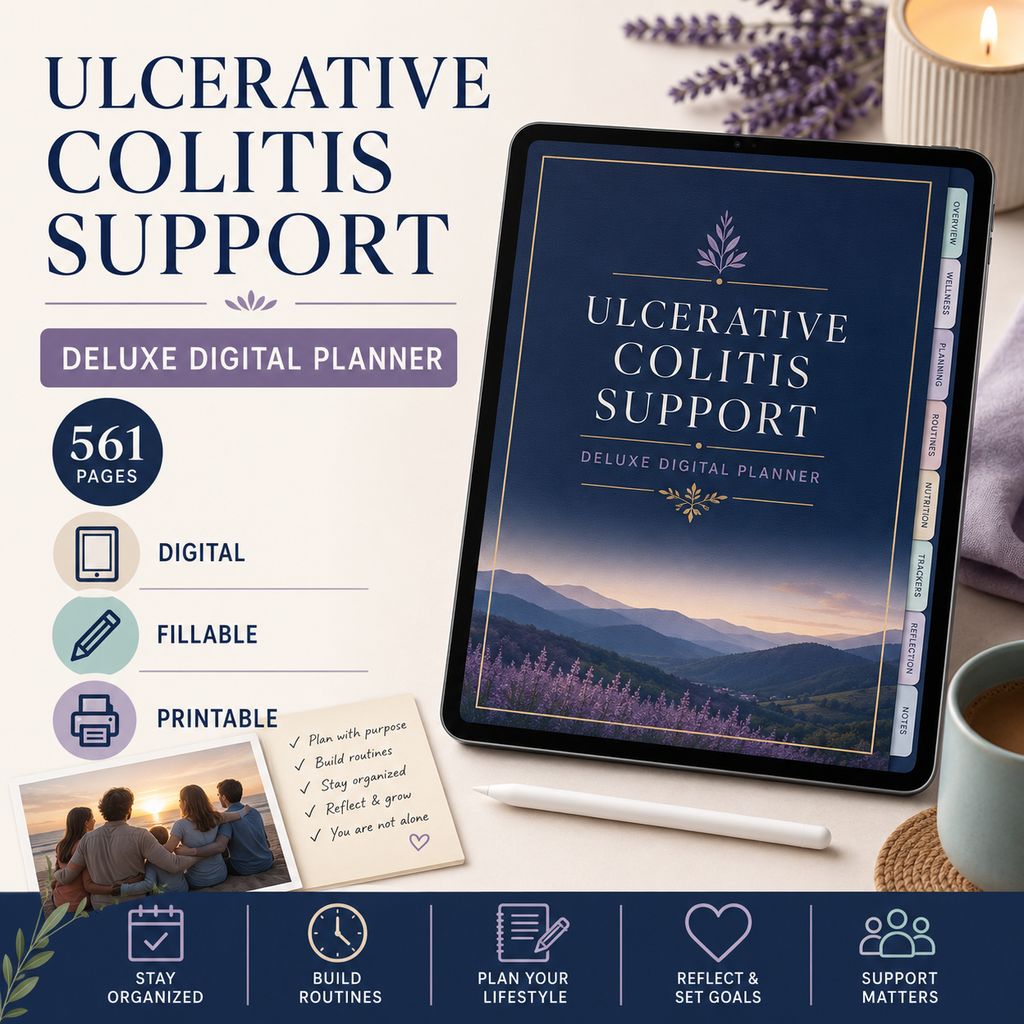Ulcerative Colitis Support Deluxe Digital Planner — listing image 07
