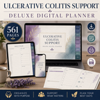 Ulcerative Colitis Support Deluxe Digital Planner — listing image 09