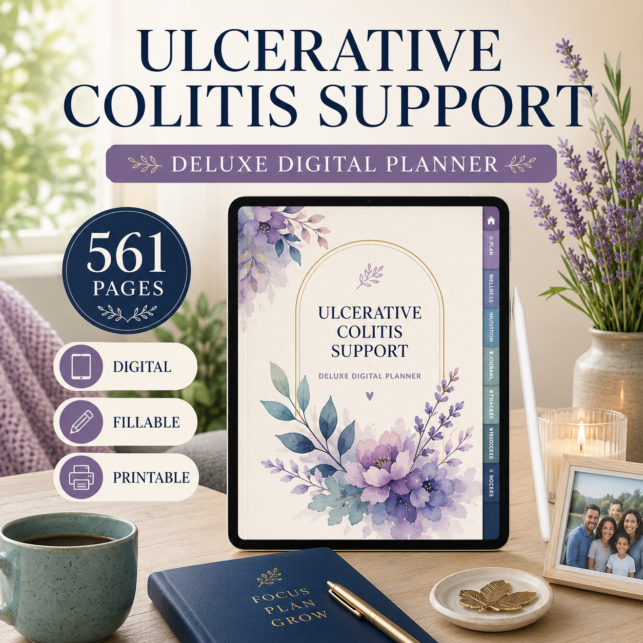 Ulcerative Colitis Support Deluxe Digital Planner — listing image 10