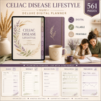Celiac Disease Lifestyle Deluxe Digital Planner — listing image 03