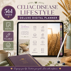 Celiac Disease Lifestyle Deluxe Digital Planner — listing image 04