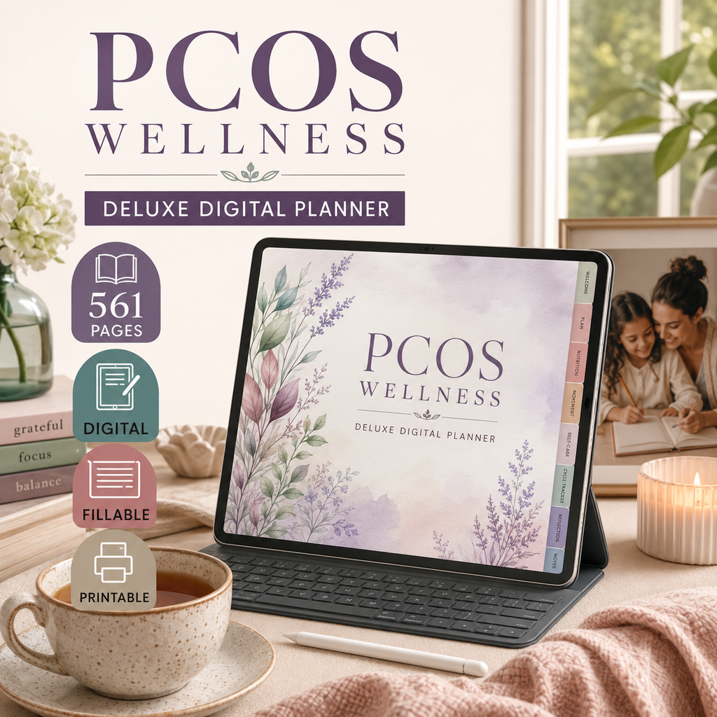 PCOS Wellness Deluxe Digital Planner — listing image 05