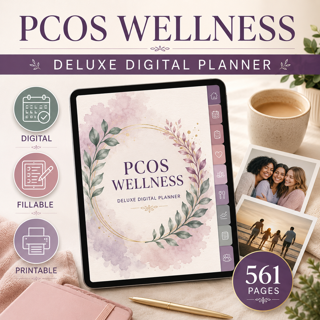 PCOS Wellness Deluxe Digital Planner — listing image 07