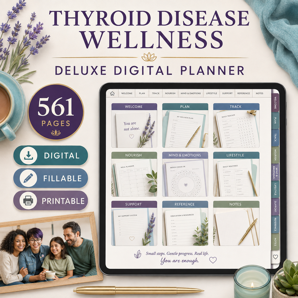 Thyroid Wellness Deluxe Digital Planner — listing image 04