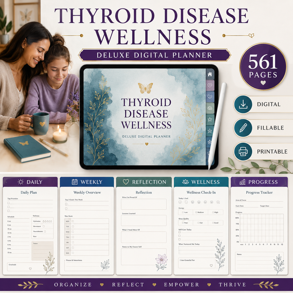 Thyroid Wellness Deluxe Digital Planner — listing image 06